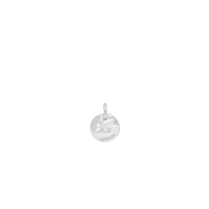 Médaille martelée 10 mm en Argent