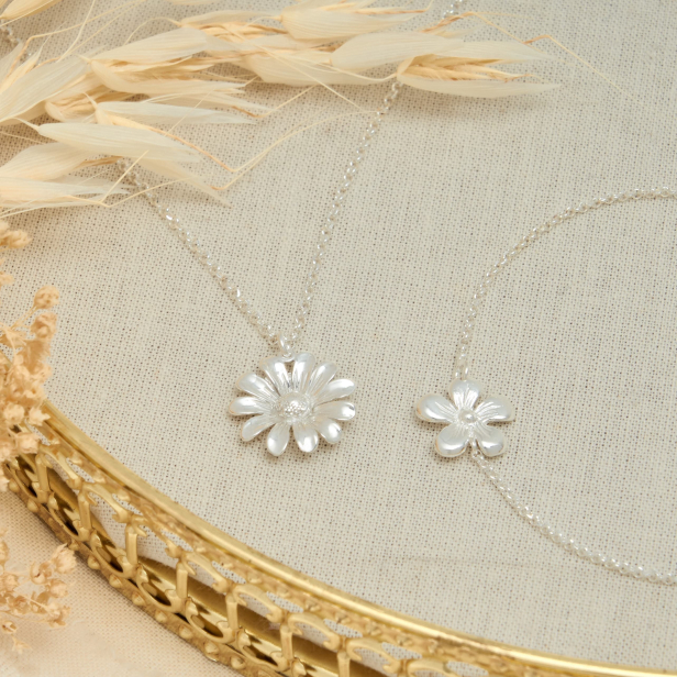 Bracelet fleur de printemps Argent