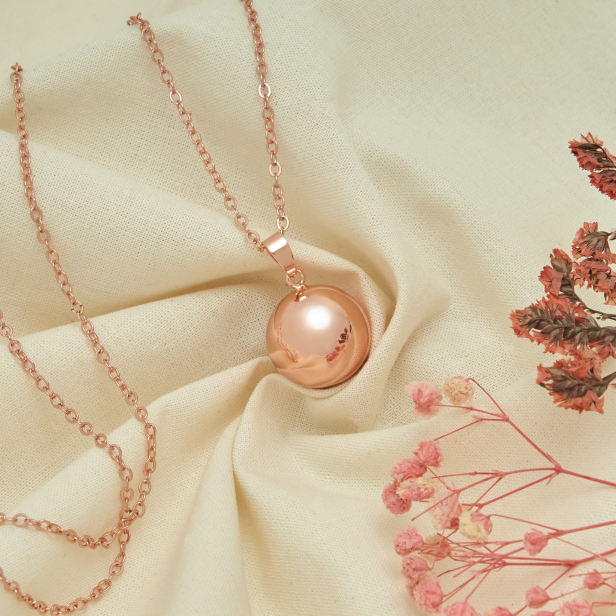 Bola de grossesse plaqué or rose