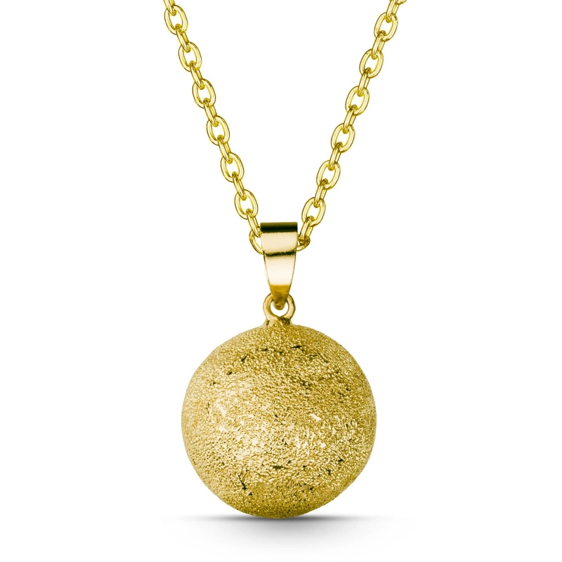 Bola de grossesse sablé or jaune