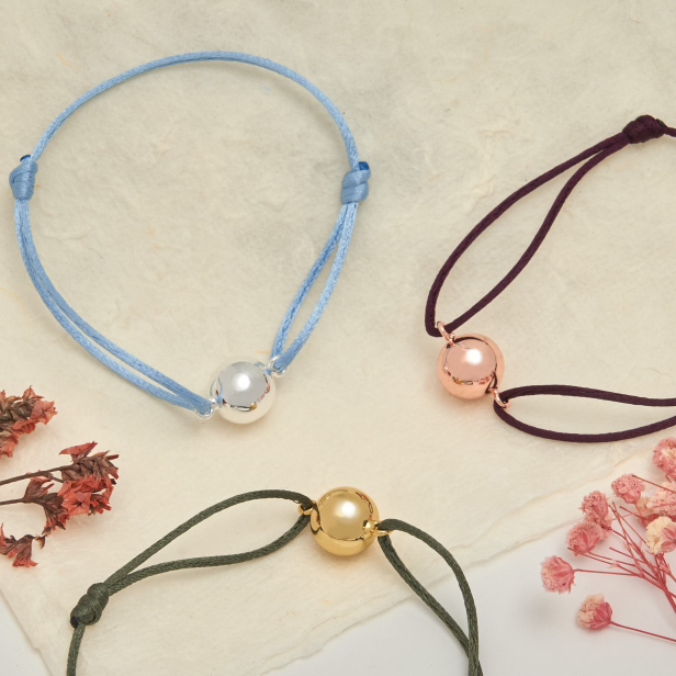 Bracelet bola or jaune
