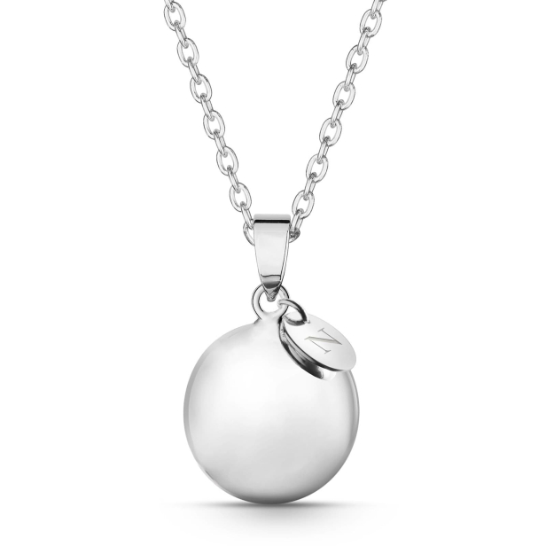 Collier bola personnalisé argent