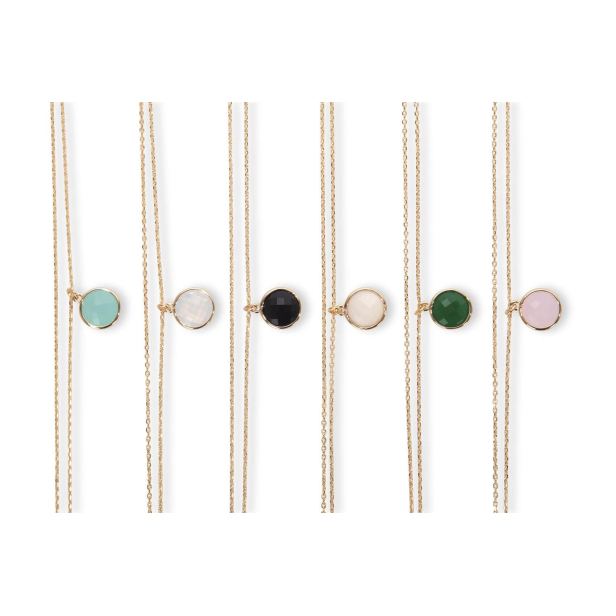 Ensemble des couleurs de pierres disponibles
